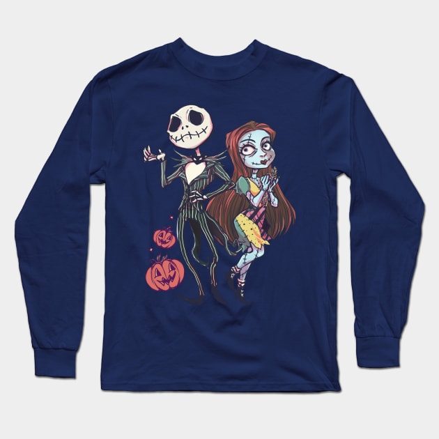 Little Nightmare before christmas Long Sleeve T-Shirt by Mordred's Crown